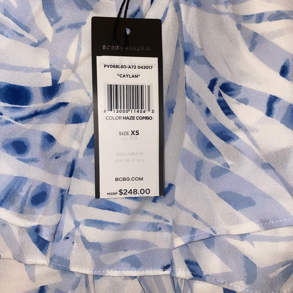 NWT BCBG Maxazria Caylan Blue dress - Picture 4 of 4